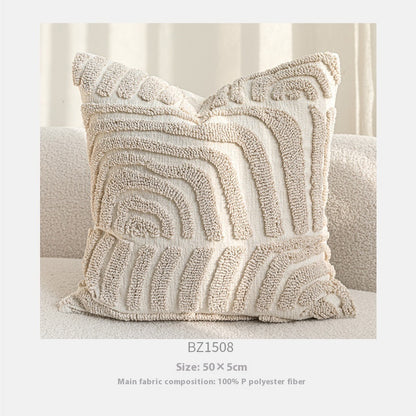 Three-dimensional Embroidery Sofa Throw Pillowcase