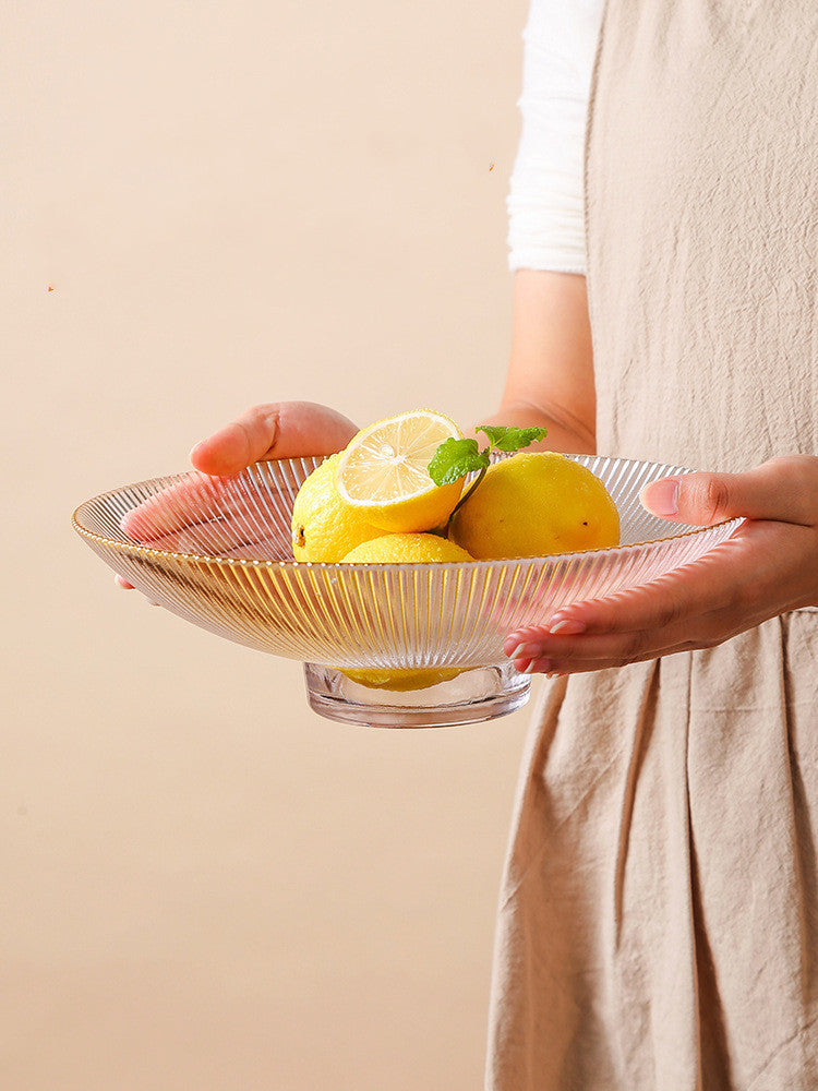 Premium Glass Fruit & Snacks Tray