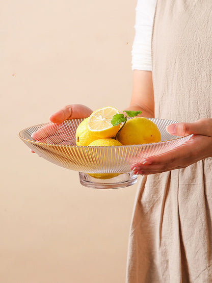Premium Glass Fruit & Snacks Tray