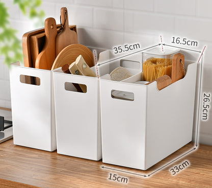 Kitchen Cabinet Organizer - Kitchen Storage Box - Plastic Cabinet Organizer