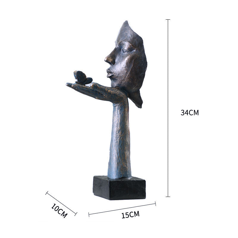 Nordic Broken Face Sculpture