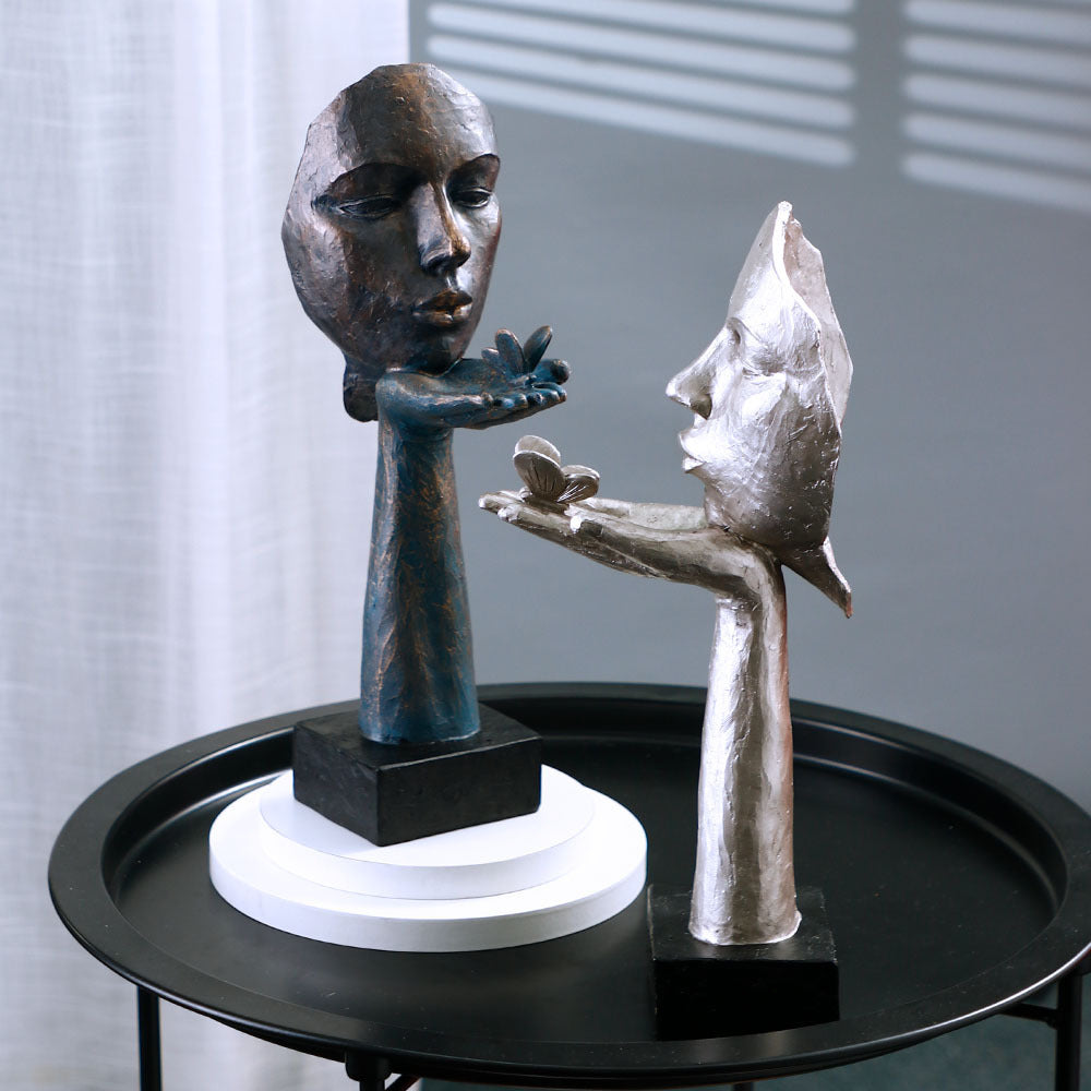 Nordic Broken Face Sculpture