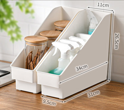 Kitchen Cabinet Organizer - Kitchen Storage Box - Plastic Cabinet Organizer