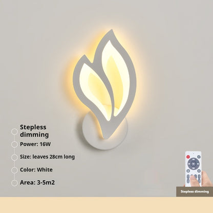 Modern Minimalist Iron Craft Bedside Lamp - Bedside Wall Lamp Aesthetic Lamps