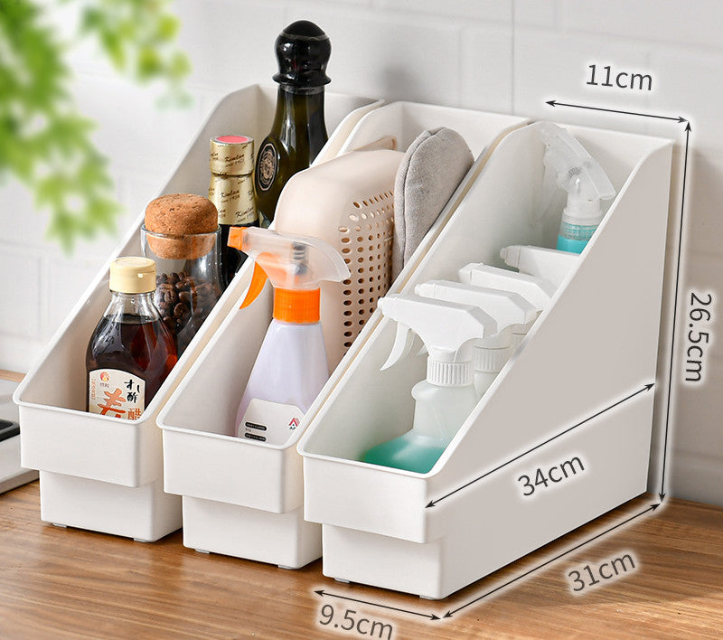 Kitchen Cabinet Organizer - Kitchen Storage Box - Plastic Cabinet Organizer