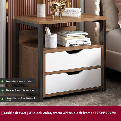 Multifunctional Bedroom Bedside Table - Minimalist Bedside Storage