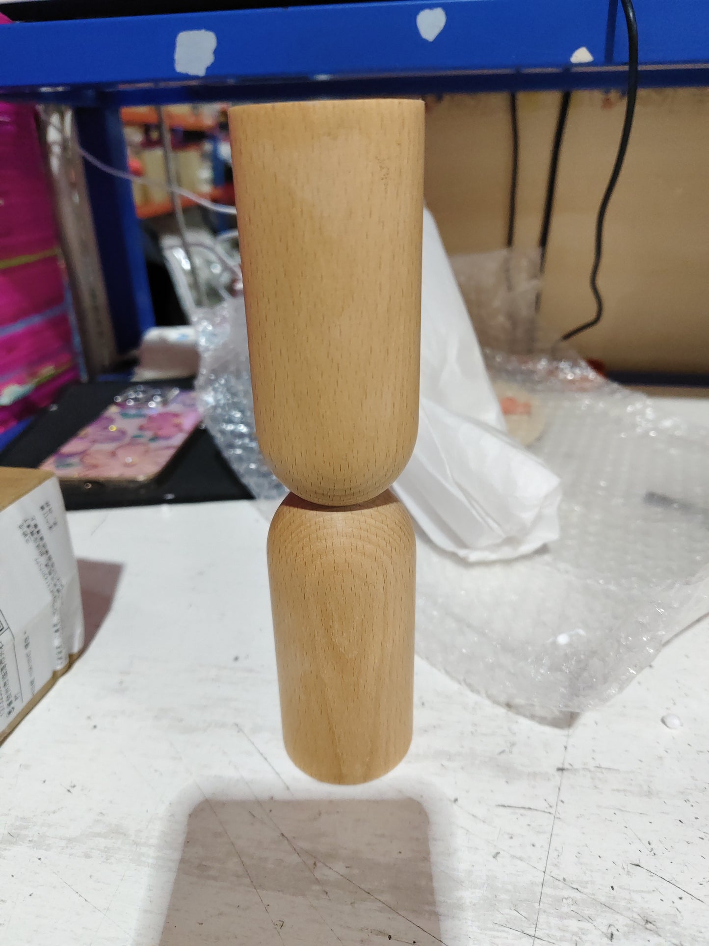 Nordic Solid Wood Candle Holder